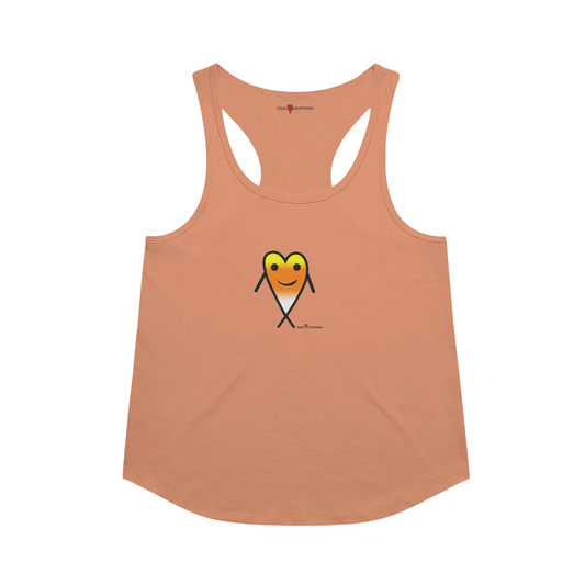 Candy Corn Triblend Racerback Tank